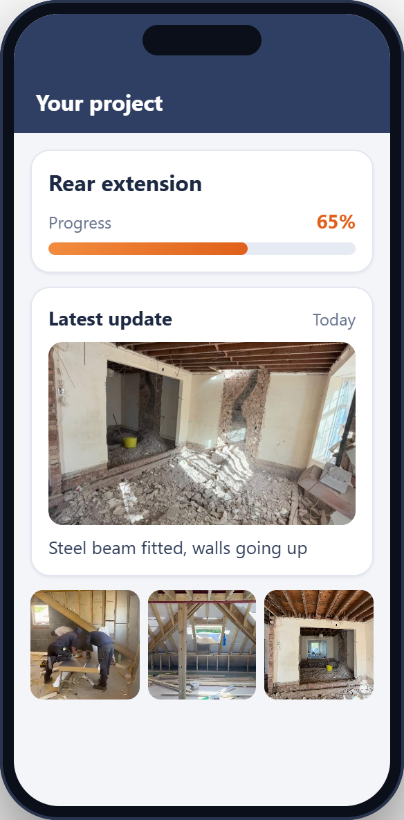 The client's view of their project